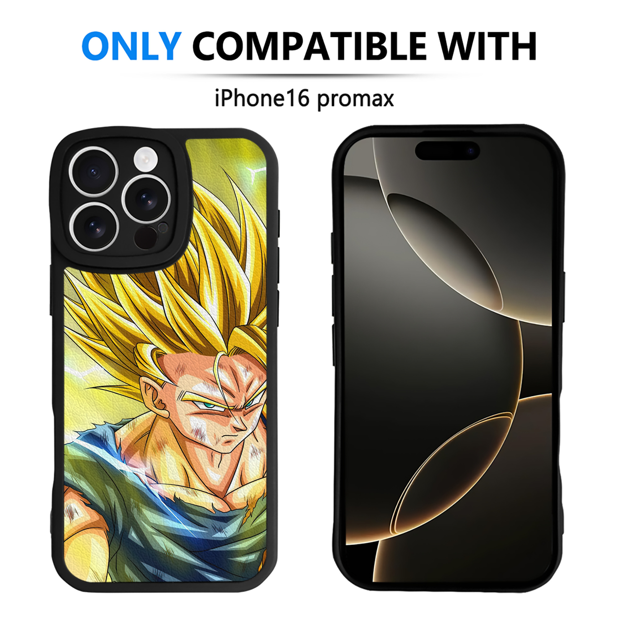 （画像用） ドラゴンボール DRAGON BALL 【iPhone 16シリーズ対応】シリコンスマホケース（レザー調） 材質：シリコン